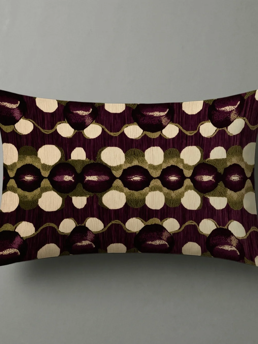 Plum and Olive Geometric Decorative Pillow Cover - Home Bedding